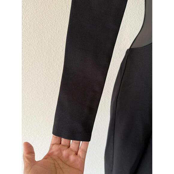 Nicholas Zaire Open Back Long Sleeve Jersey Maxi Dress w/ Slit - Sz 2 - Picture 6 of 15